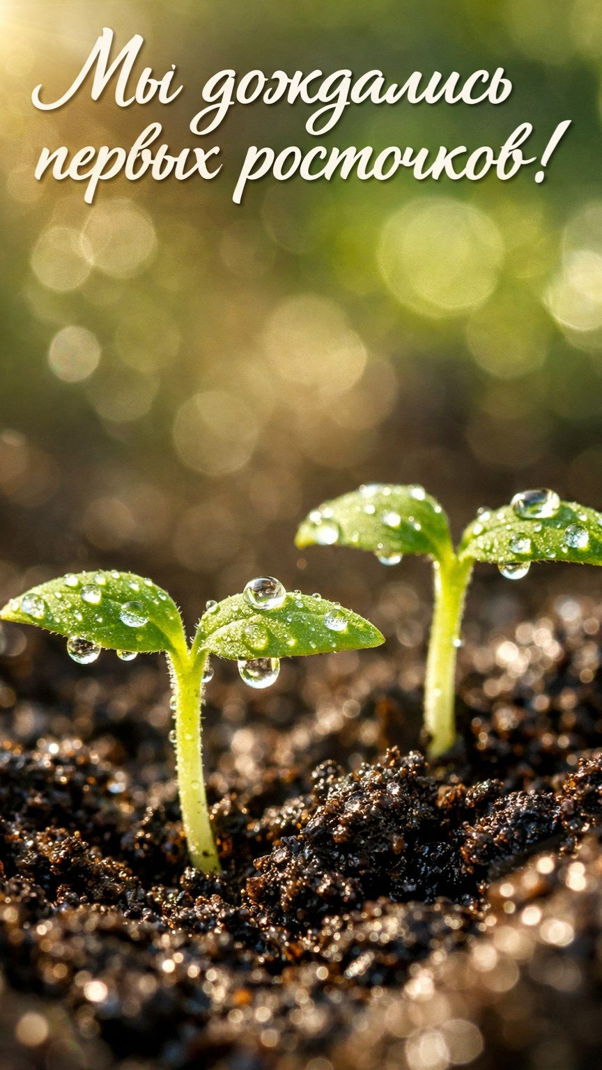 Ура! Первые всходы!