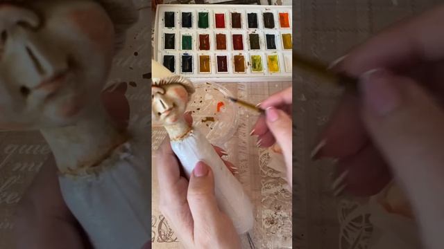 19. Роспись лица и шляпки