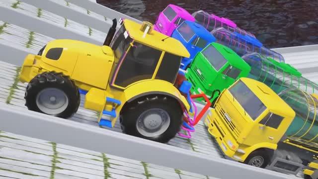 Изучаем цвета для детей с помощью монстр-трака — обучающее видео — Детский уголок