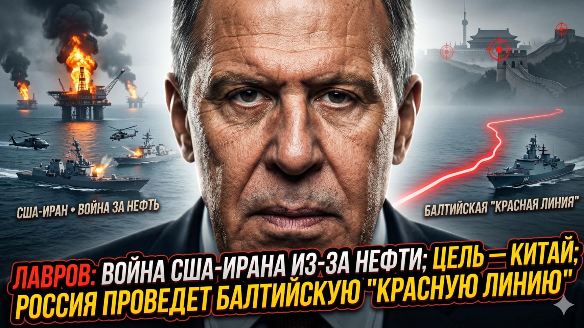 Лавров вскрыл правду: война США с Ираном  это нефть и удар по Китаю!