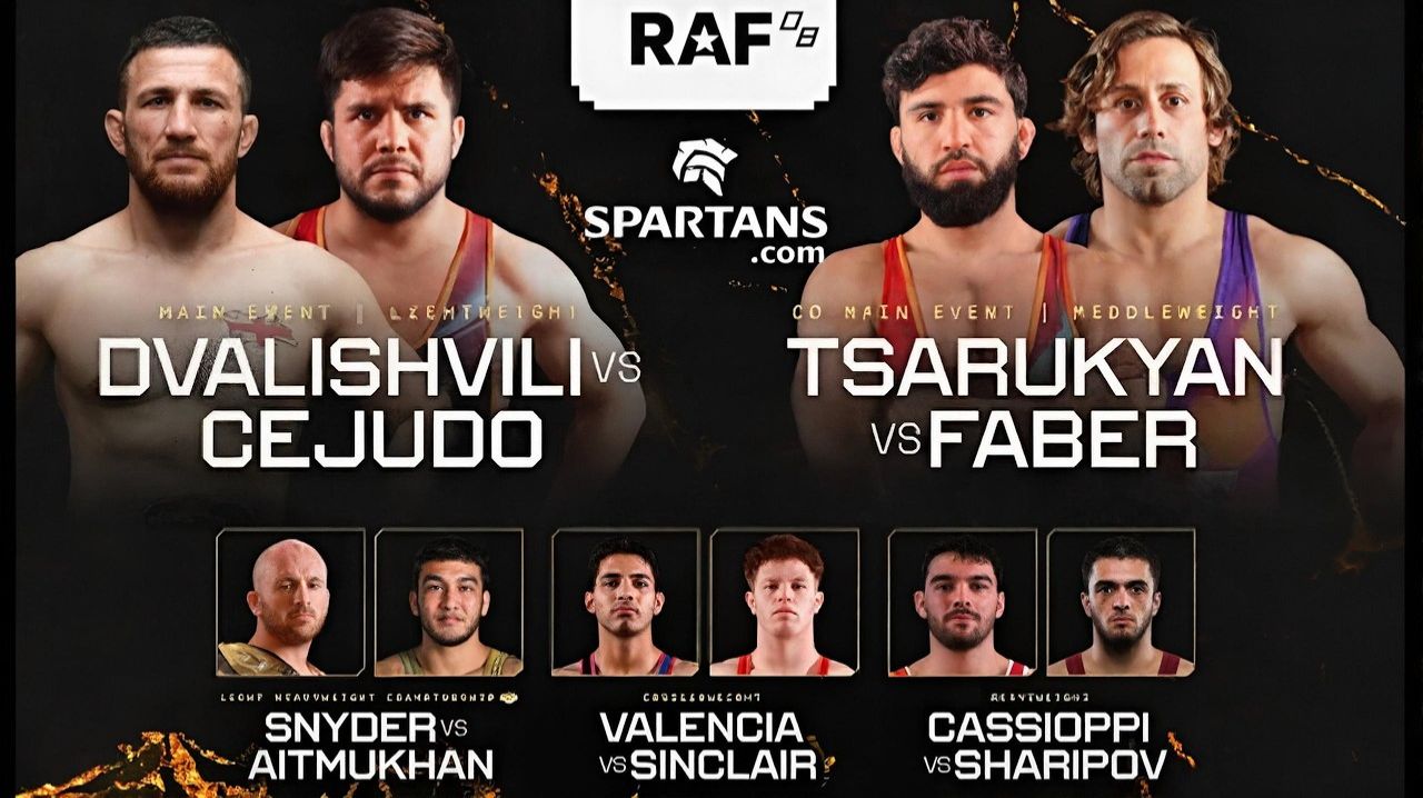 Царукян А  Фейбер Ю  RAF 08 Вольная борьба. Real American Freestyle  Прямая трансляция