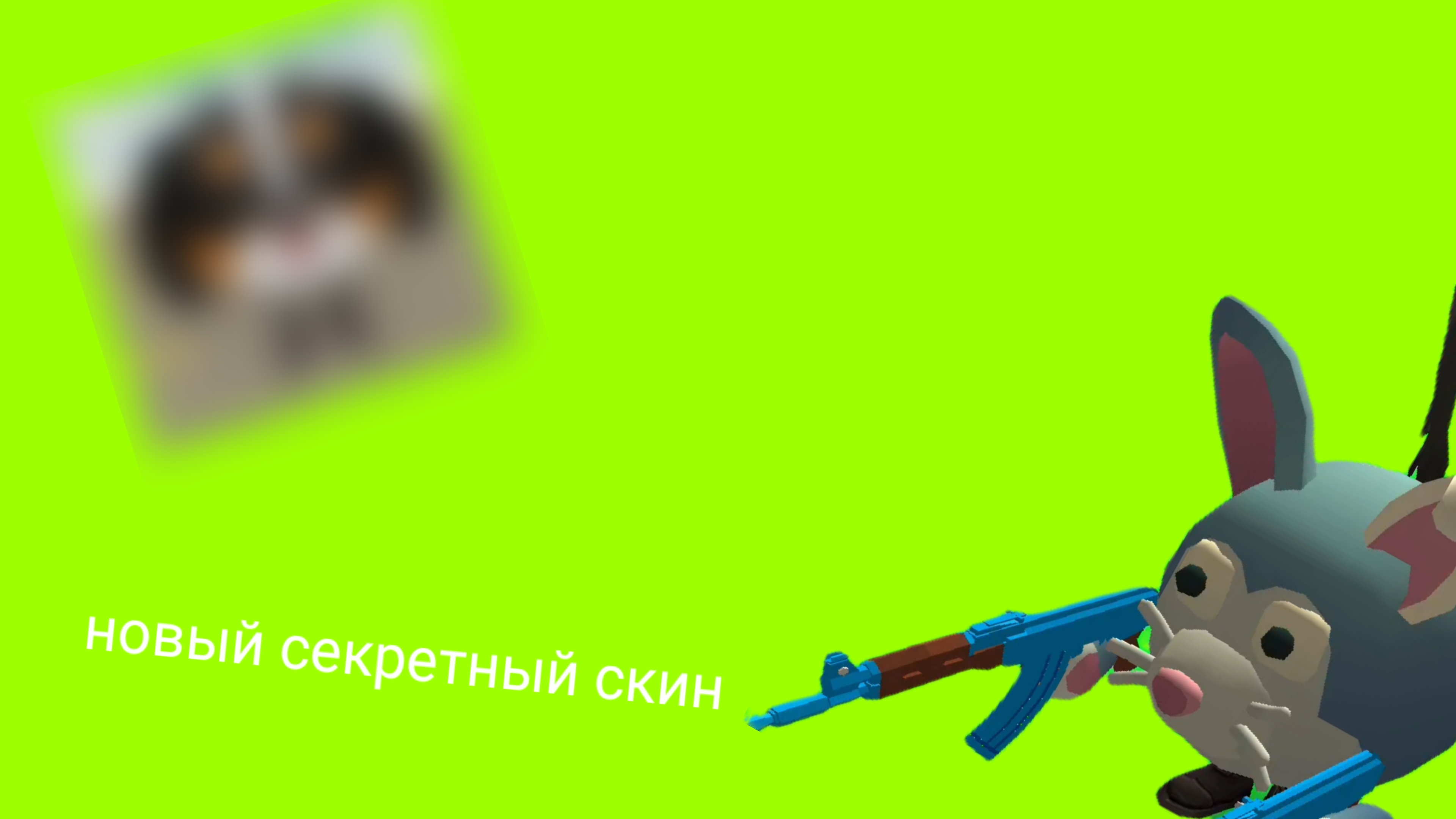 я сделал мой секретный скин и нашёл этот скин в чикен гане *это было почти среднее*