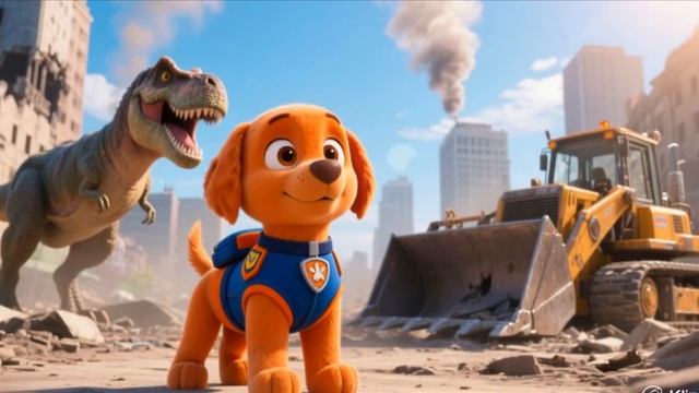 Щенячий патруль Скай Маршал Эверест Гончик Крепышь и Роки Мультик для детей