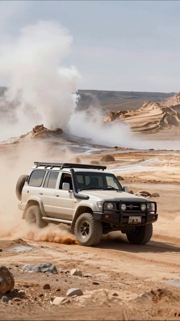 Автопутешествие по пустыне: Вперед к гейзерам! приключение пустыня внедорожник