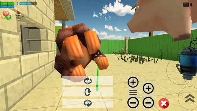 свинья против гориллы Часть 2