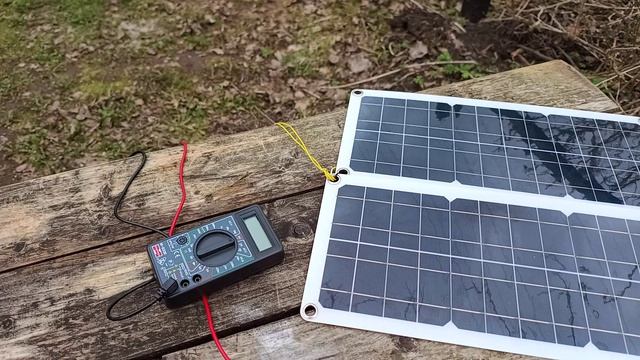 Работа солнечной панели в ясную и в пасмурную погоду