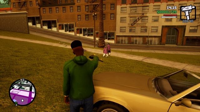 GTA San Andreas Definitive Edition. Первый захват территории