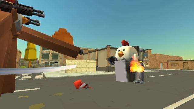 чикены против скибиди2 Мега битва