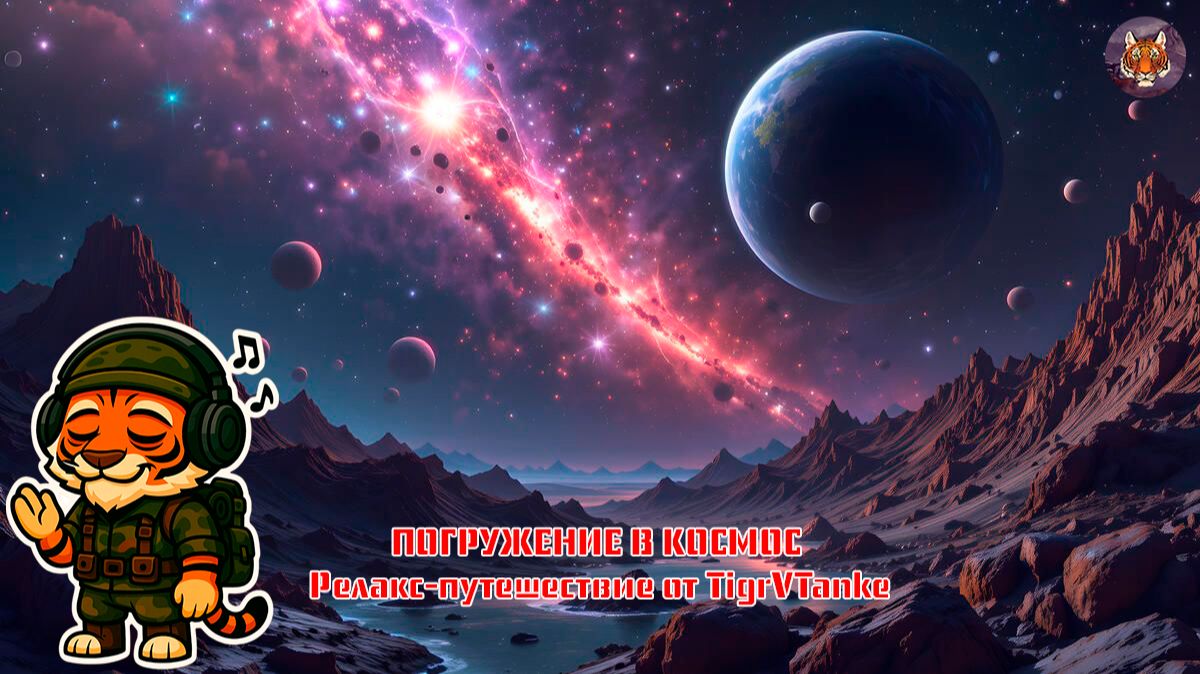 🐯🌌🐯ПОГРУЖЕНИЕ В КОСМОС Релакс-путешествие от TigrVTanke🐯🚀🐯