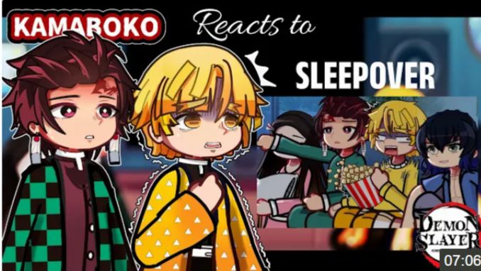 Kamaboko Reacts To: If The Kamaboko Squad Had A Sleepover🛏️🍿, Gacha Life 2, Demon Slayer, Kny, Au