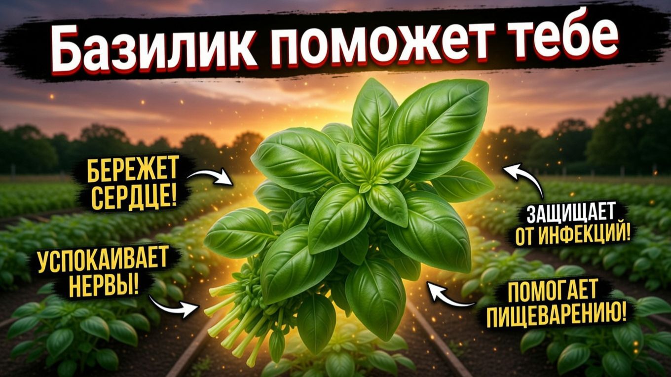 Почему базилик должен быть в каждом доме #здоровье #питание