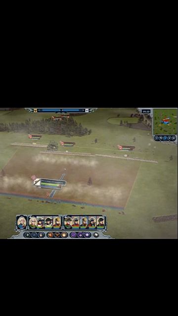 Master Of Command - Пруссаки пытаются пробить центр русских.