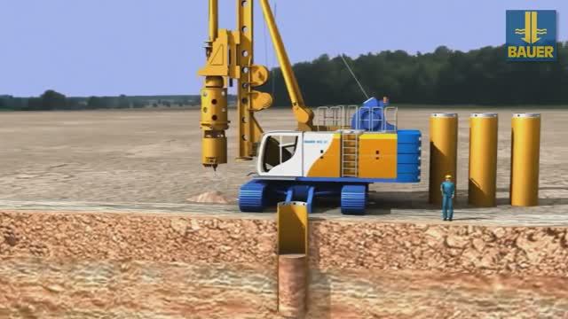 Устройство БНС с обсадной трубой