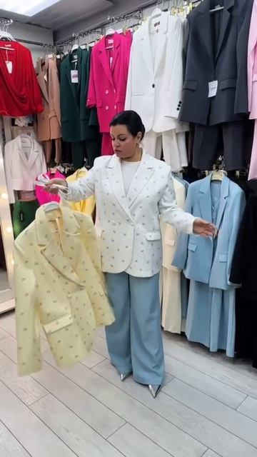 КЛАССИЧЕСКИЕ БРЮЧНЫЕ КОСТЮМЫ ДЛЯ ЖЕНЩИН #рыноксадовод #брючныйкостюм #классическийкостюм