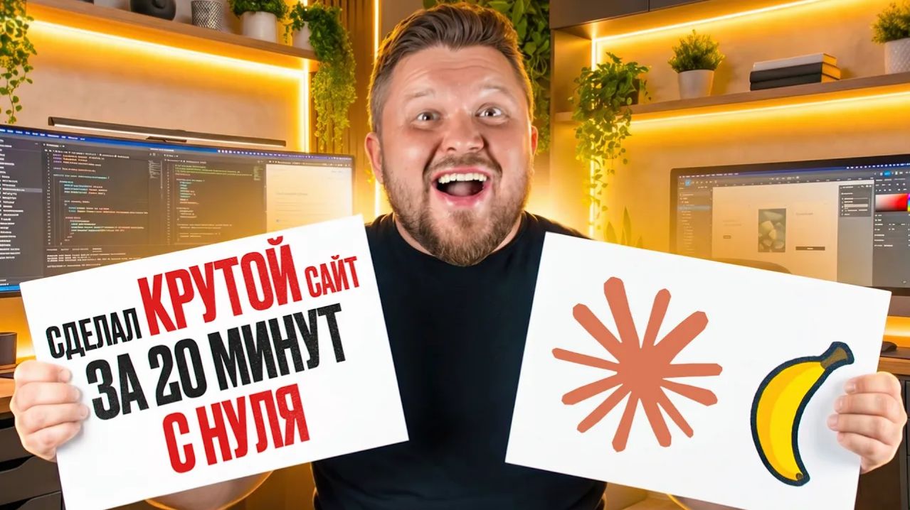 НОВАЯ связка: Claude Code  Nano Banana  ДИЗАЙНЕРСКИЙ сайт  Практический гайд