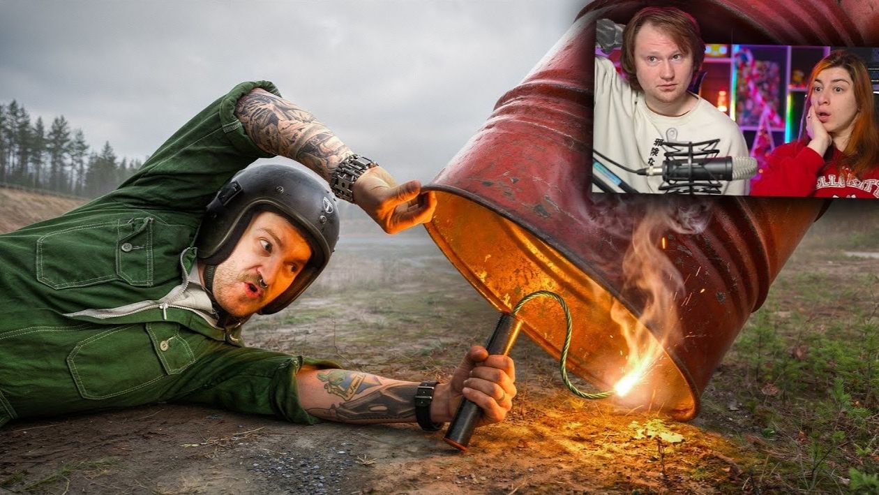 КАК ВЫСОКО ПОЛЕТИТ БОЧКА_ _ РЕАКЦИЯ на SuperCrastan