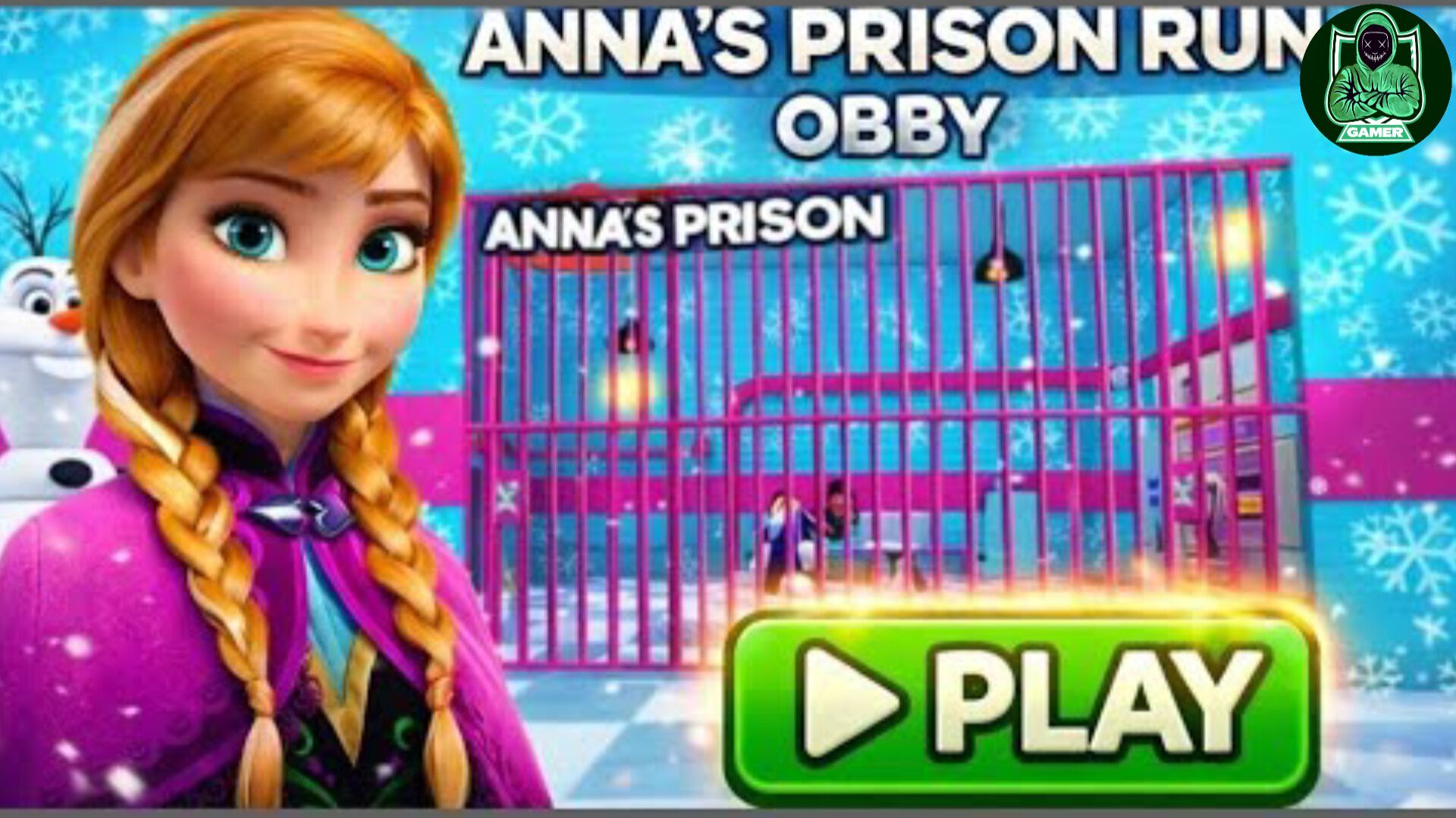 🌻 ЛЕДЯНАЯ ТЮРЬМА АННЫ, БЕГИ, ОББИ! 👸 4K БЕЗ СМЕРТЕЙ! ПОБЕГ ИЗ ЛЕДЯНОЙ ТЮРЬМЫ В ROBLOX!