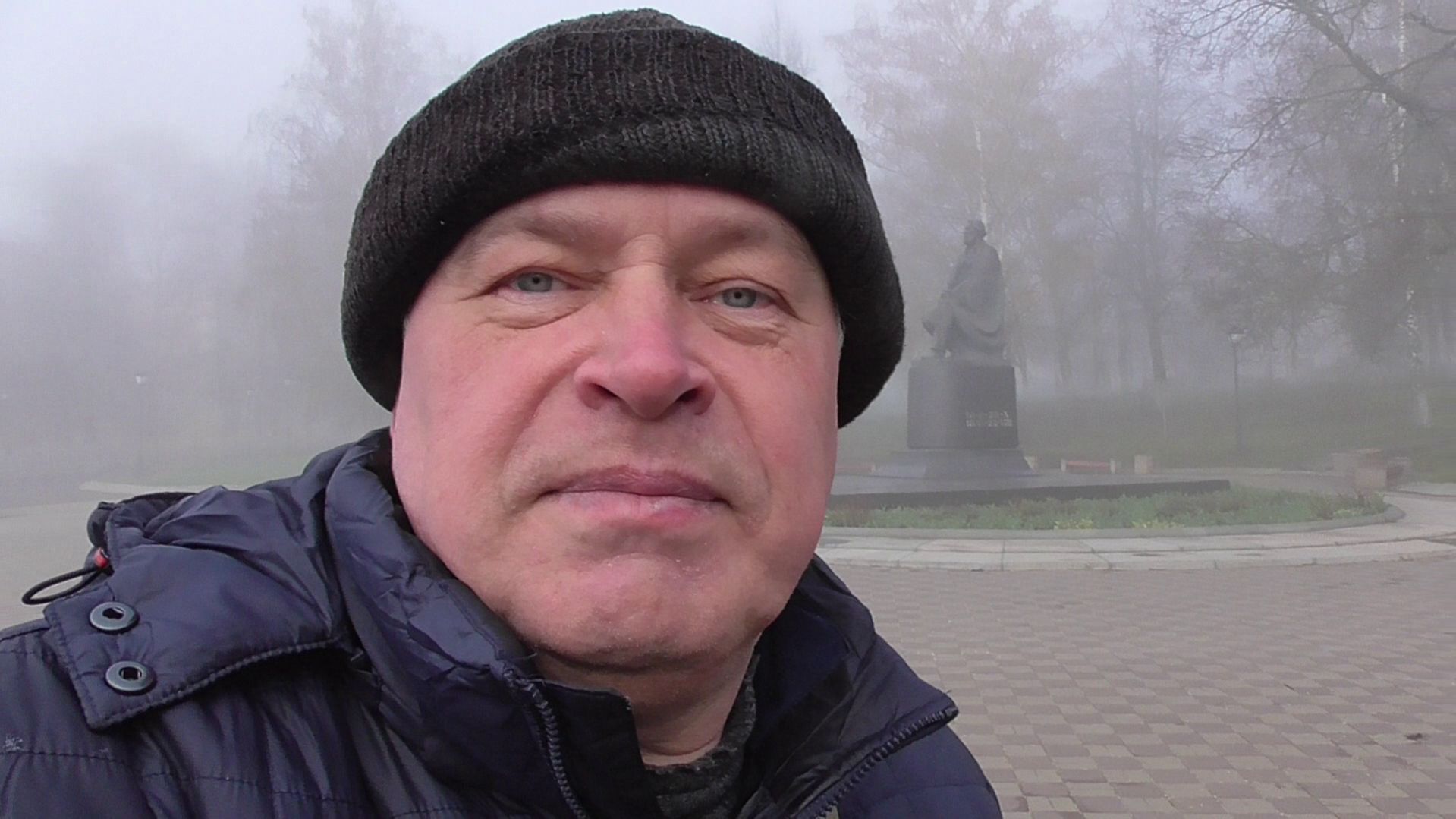 Туман в городе Орле в парке. Апрель 2026 год.