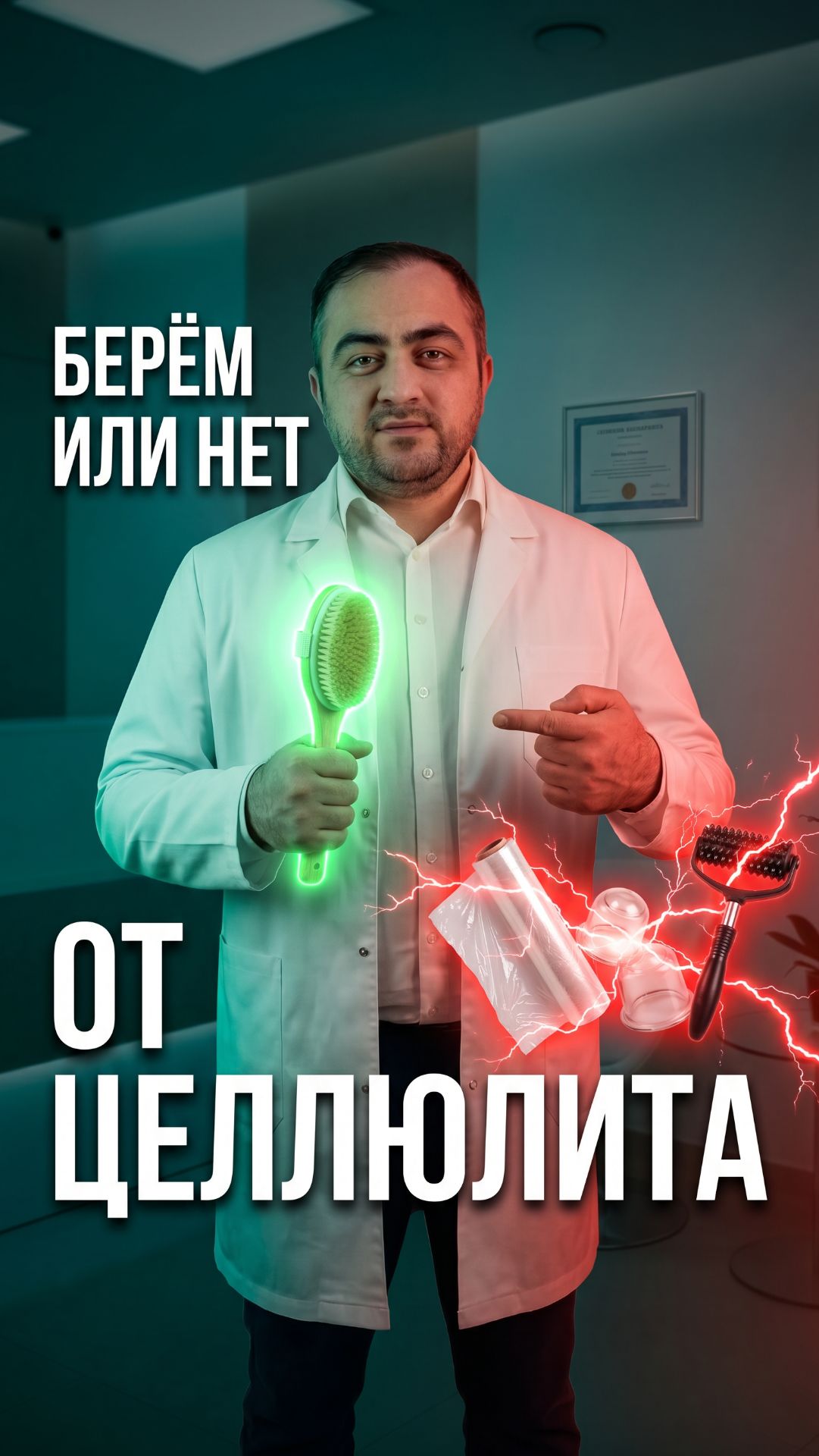 Пищевая плёнка на живот — теряете воду не жир 👇