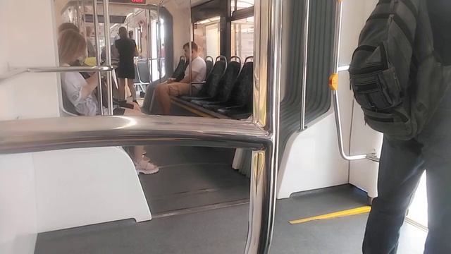 Поездка На Трамвае 47 На Витязе М 31205 Метро ОктябрьскаяНагатино Москва 17.06.2024