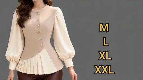 Моделирование блузки.