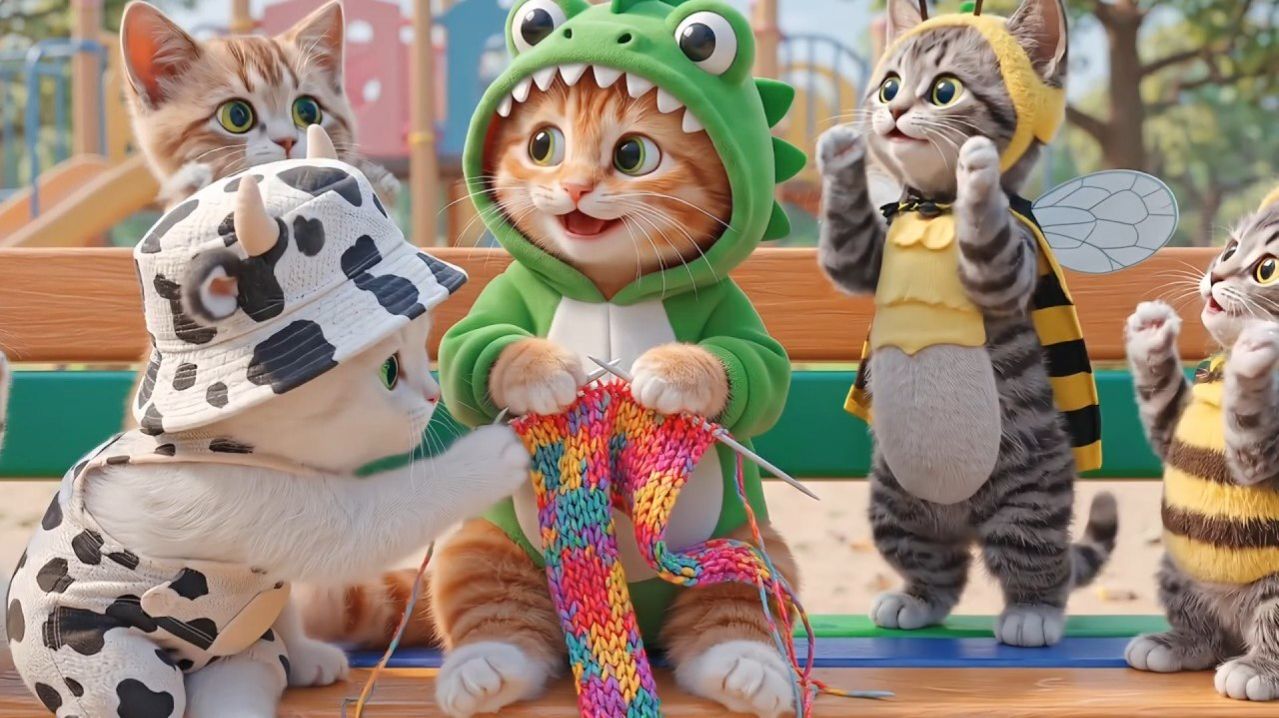 Трогательная кошачья история: Жертва мамы-кошки своим шарфом и сладкий сюрприз котёнка