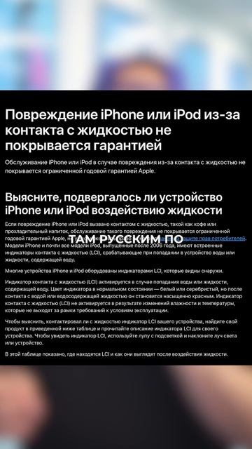 Влагозащита IPhone: миф или реальность?