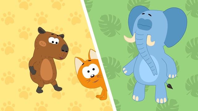 🍿 Котенок Котэ - КАПИБАРА - Песенка мультик для детей малышей