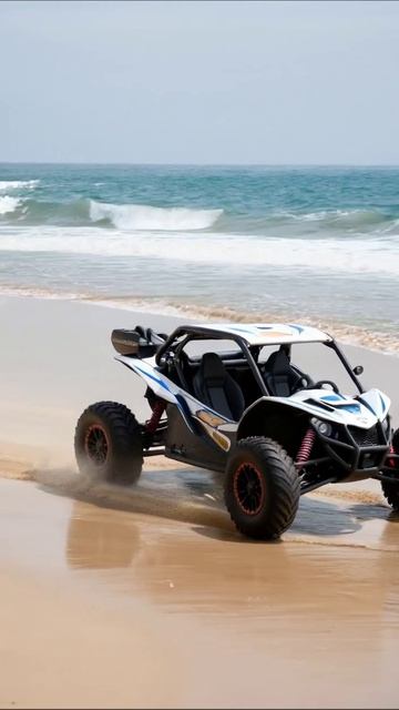 Приключения на пляже на внедорожнике #внедорожник #пляж #приключения