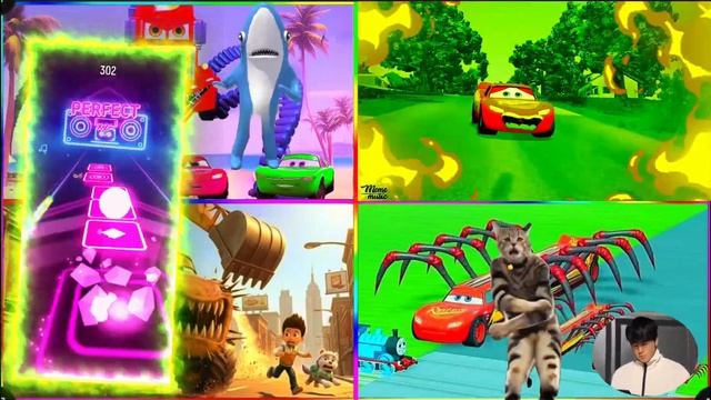 МУЛЬТИКИ ПРО МАШИНКИ  Гигантский ПОЖИРАТЕЛЯ Молнии Маквин  КРУТОЕ ПРИКЛЮЧЕНИЕ ТАЧКИ