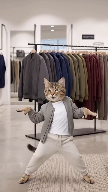 Dancing Cat #ai #cats #aicat #cat #catcute #cutecat