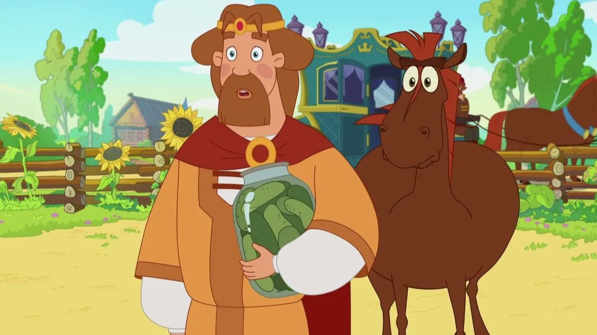 Три Богатыря - Алеша Попович и Тугарин Змей