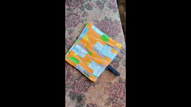 Прихватка из лоскутков