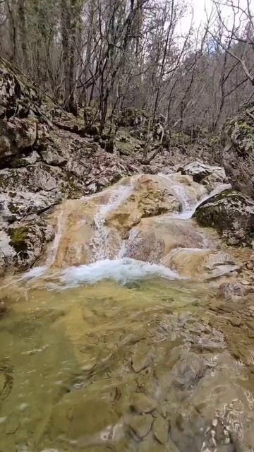 Крым КАСКАД ВОДОПАДОВ НА РЕКЕ БОСА