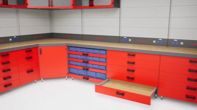 Видео обзор комплекта мебели для гаража KronVuz-KV-20000