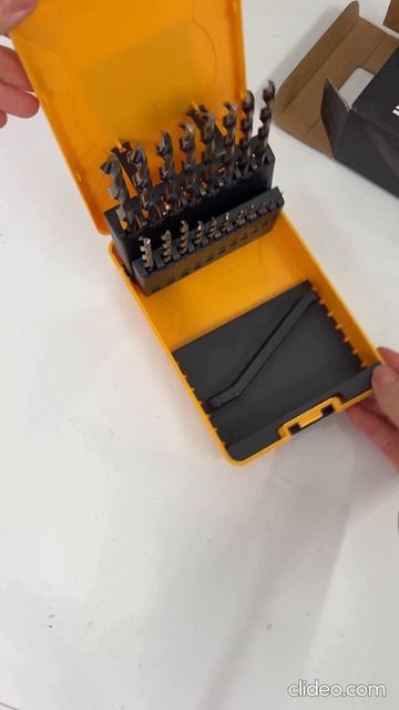 Набор сверл по металлу 19 предметов, 1-10 мм, HSS-G Inforce 11-01-704