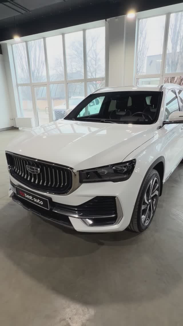 Geely Monjaro 2024 белый цвет пробег 52