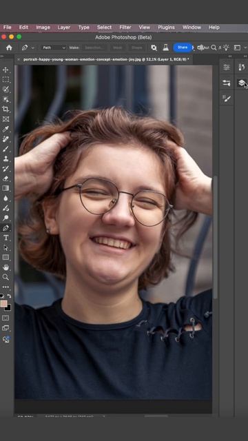 Как убрать второй подбородок #Ретушь