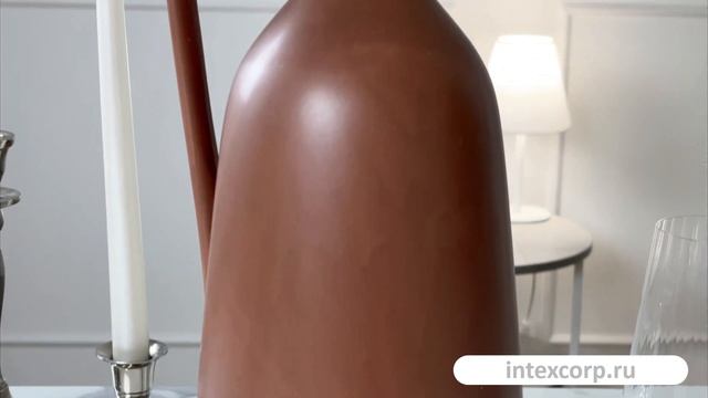 Керамическая ваза-кувшин АНТУСА, капучино, 36 см, 2009771-2