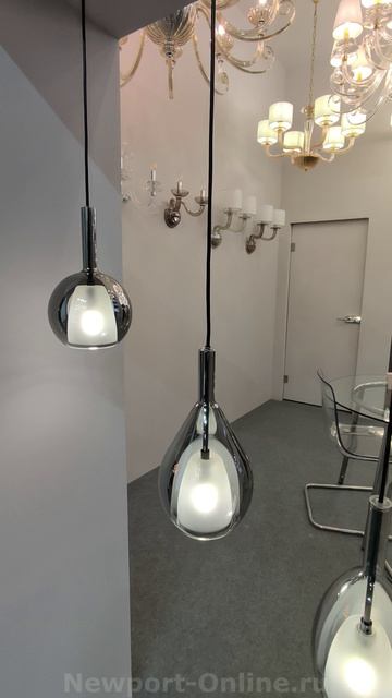 Подвесные светильники NEWPORT 7230, дымчатое стекло