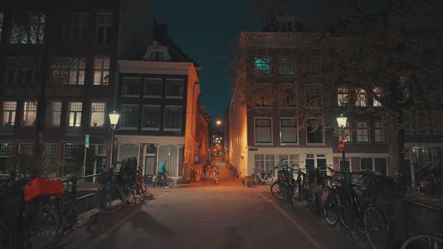 🇳🇱 Амстердам, Нидерланды - ночная атмосфера района Йордан / 2026 / 4K (2160p)