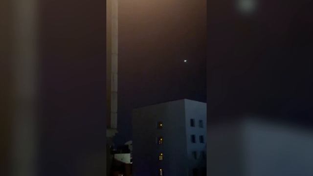 Над Киевом пролетел яркий светящийся объект