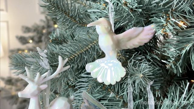 Набор ёлочных игрушек ВОЛШЕБНАЯ ПОЛЯНА, акрил, 9-15 см, 5 шт., 1162642/45/48/51/54-набор