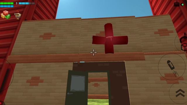 я с Артём 3838к построили город в Chicken Gun 1