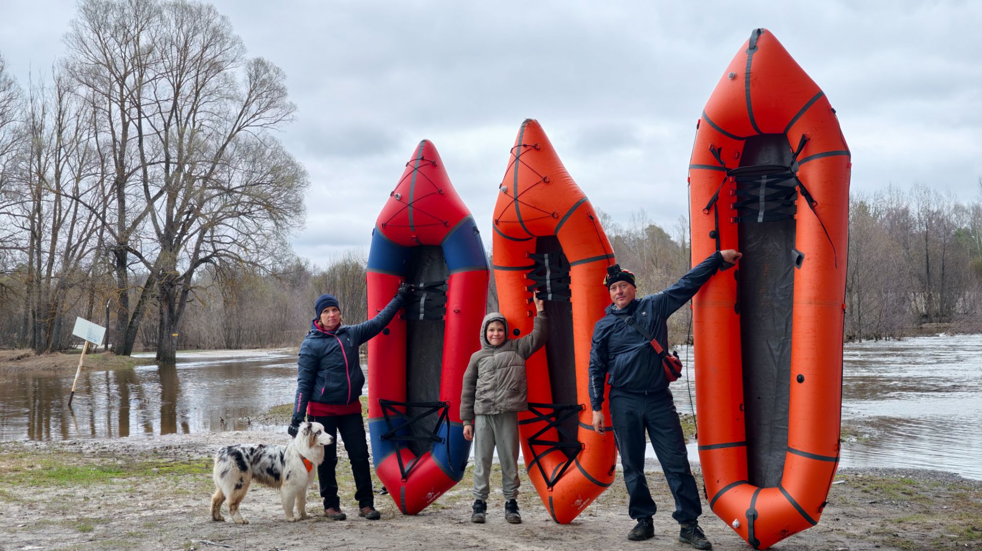 Сплав по Юшуту на пакрафтах до наступления апрельской зимы