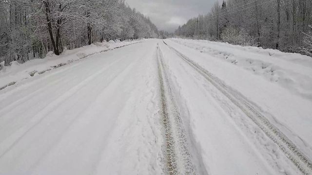 День 617. В место цветов - снег. Дистанция 12 километров.