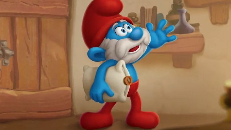 Смурфики. Спящая деревня. для детей. ч 2