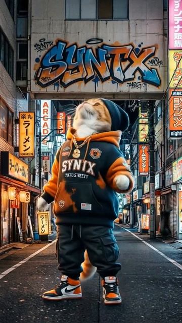 Kling Motion Control в SYNTX Dancing Cat #ai #cats #aicat #cat #catcute #cutecat