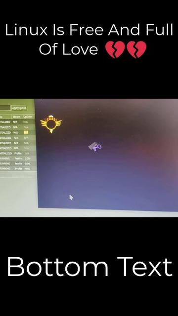 Linux Is Free And Full Of Love 🥀🥀 #gaming #tf2 #linux #gamer #server