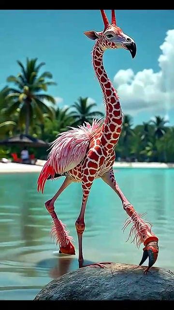 Фантастическая трансформация животных. Невероятное #невероятное #чудо #необычный #фантастика #ИИ